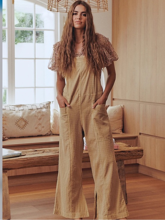 Free People Pants - Free people Savannah overalls size small